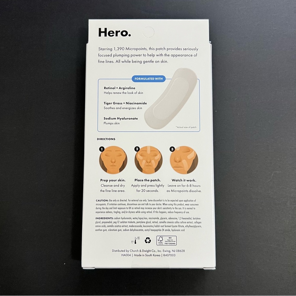 Hero Mighty Patch Retinol for Fine Lines — 6 patches - Picture 2 of 2
